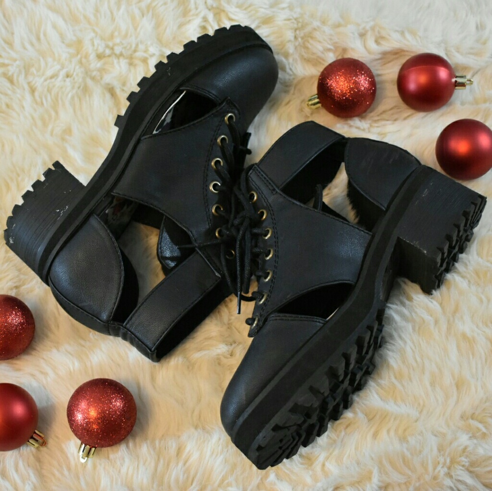 ☉final price☉ H&M platform ankle boots